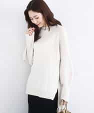 FKFDD65150 MK MICHEL KLEIN(MK ミッシェルクラン) ミニスパンコールキラキラニット/洗える ライトブルー