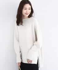 FKFDD65150 MK MICHEL KLEIN(MK ミッシェルクラン) ミニスパンコールキラキラニット/洗える ベージュ