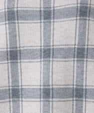 FKFDD67150 MK MICHEL KLEIN(MK ミッシェルクラン) チェック柄ニットプルオーバー/洗える ネイビー