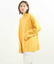 FKFDS08150 MK MICHEL KLEIN(MK ミッシェルクラン) ミドルゲージハイネックニット/洗える ミント