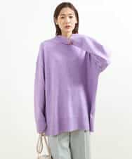 FKFDS08150 MK MICHEL KLEIN(MK ミッシェルクラン) ミドルゲージハイネックニット/洗える ミント