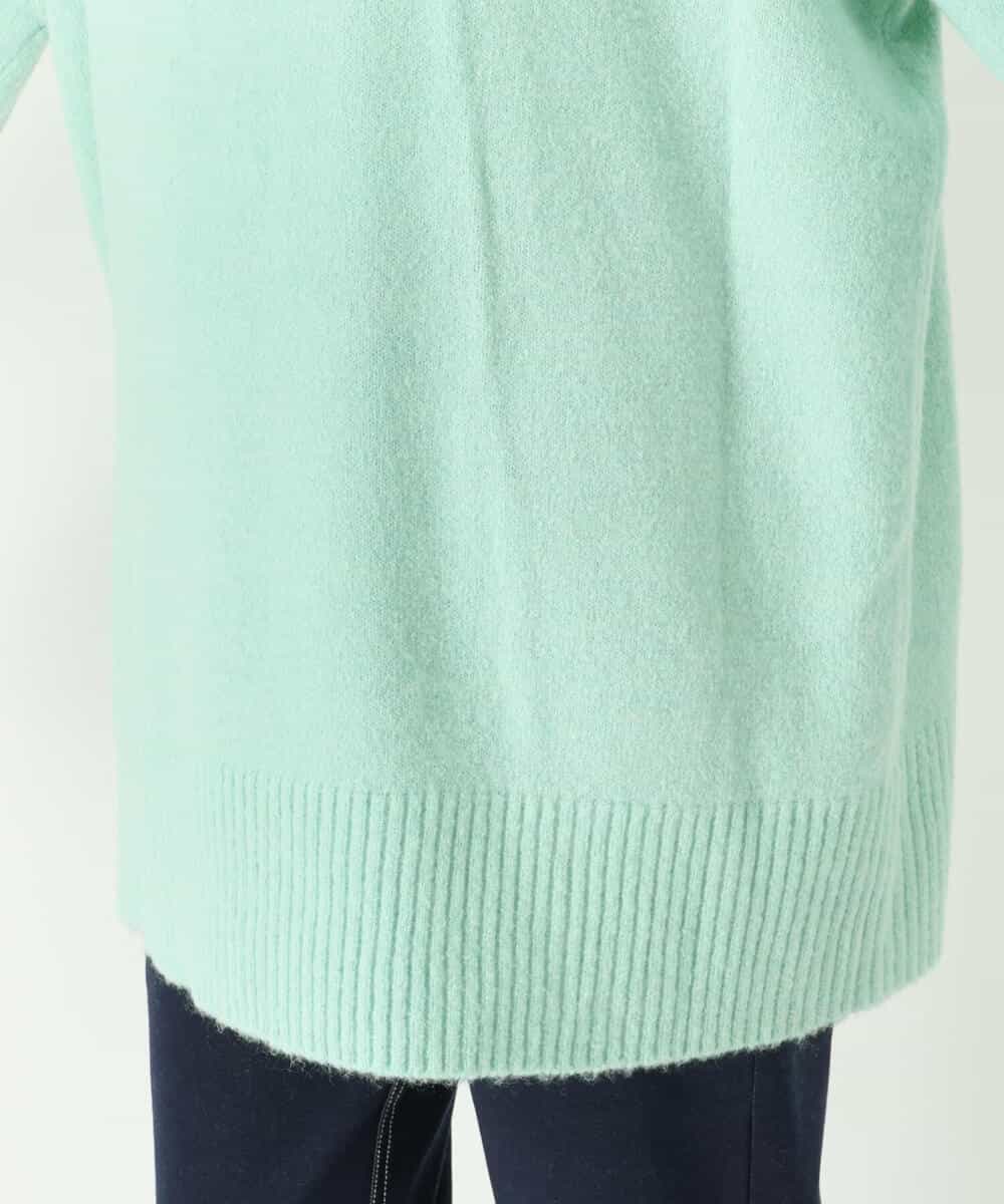 FKFDS08150 MK MICHEL KLEIN(MK ミッシェルクラン) ミドルゲージハイネックニット/洗える ミント