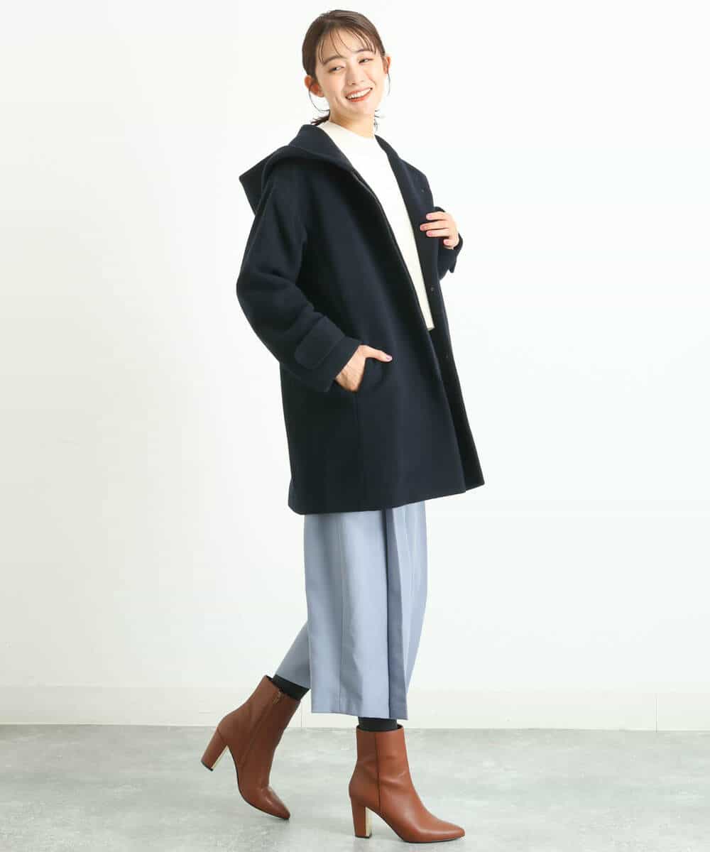 FKFDS10130 MK MICHEL KLEIN(MK ミッシェルクラン) ベスト×クルーネックニットトップス/洗える ライトブルー