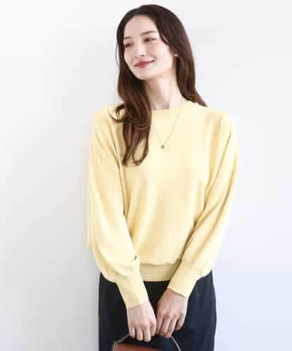 FKFFD20140 MK MICHEL KLEIN 前後2wayラメドルマンニット/洗える