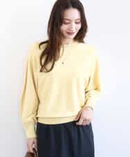 FKFFD20140 MK MICHEL KLEIN(MK ミッシェルクラン) 前後2wayラメドルマンニット/洗える ブルー