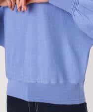 FKFFD20140 MK MICHEL KLEIN(MK ミッシェルクラン) 前後2wayラメドルマンニット/洗える ブルー