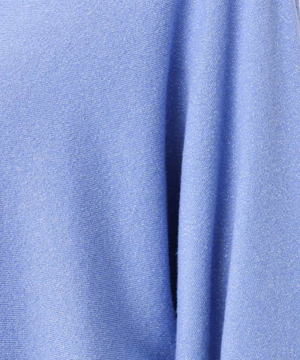 FKFFD20140 MK MICHEL KLEIN(MK ミッシェルクラン) 前後2wayラメドルマンニット/洗える ブルー