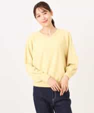 FKFFD20140 MK MICHEL KLEIN(MK ミッシェルクラン) 前後2wayラメドルマンニット/洗える ブルー