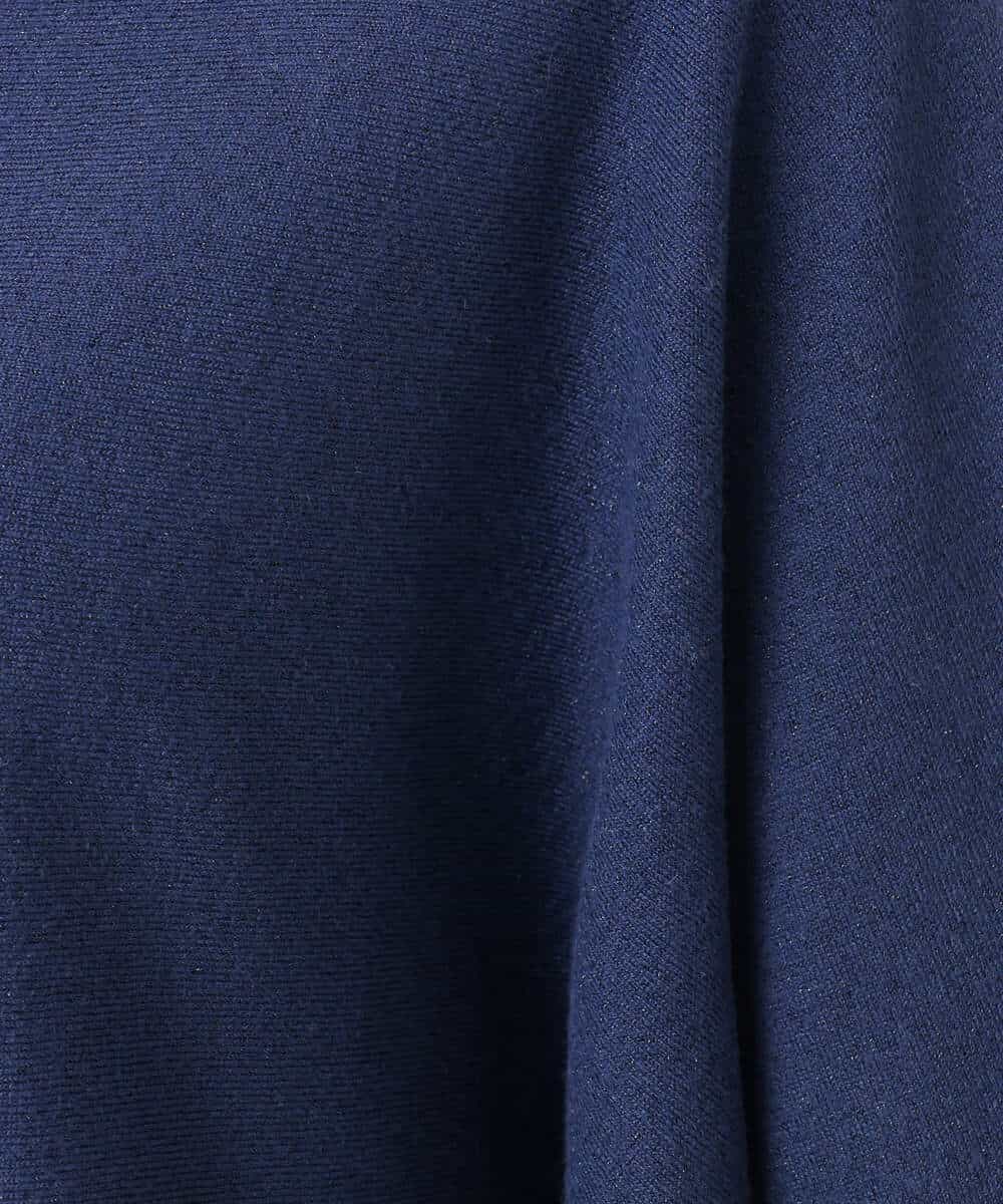 FKFFD20140 MK MICHEL KLEIN(MK ミッシェルクラン) 前後2wayラメドルマンニット/洗える ブルー