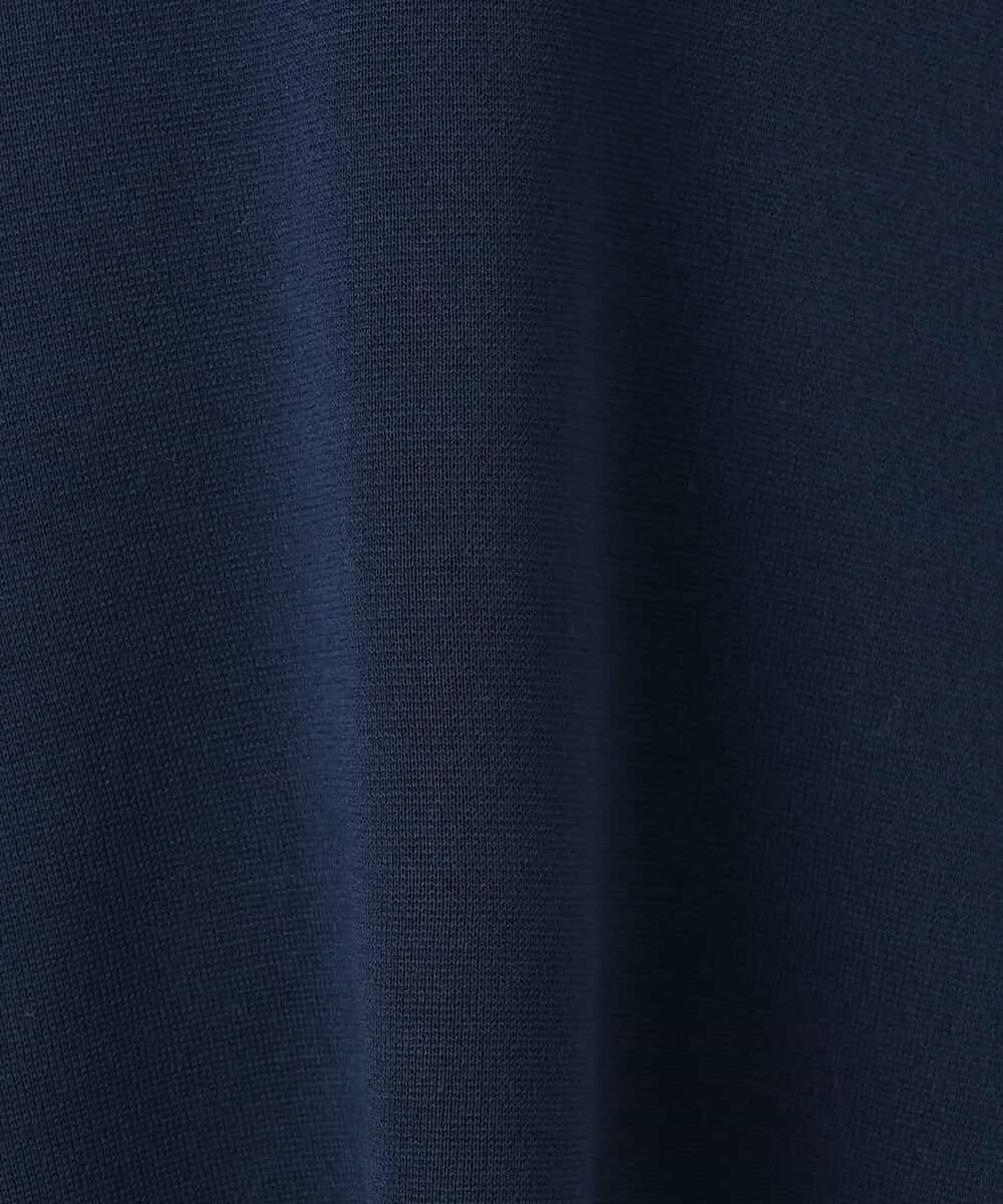 FKFFD21160 MK MICHEL KLEIN(MK ミッシェルクラン) 衿付きラガーニット/洗える ライトブルー