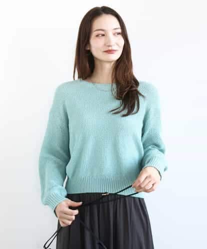 FKFFD23140 MK MICHEL KLEIN 鹿の子編みニット/洗える