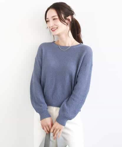 FKFFD23140 MK MICHEL KLEIN 鹿の子編みニット/洗える