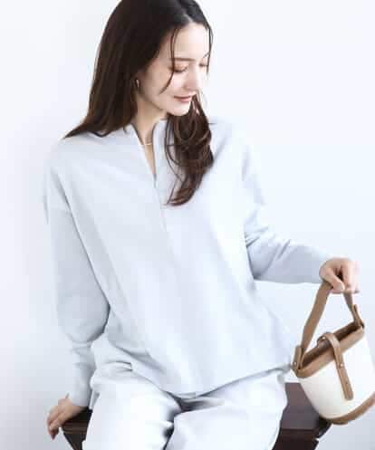 FKFFD24160 MK MICHEL KLEIN フロントファスナーデザインニット/洗える