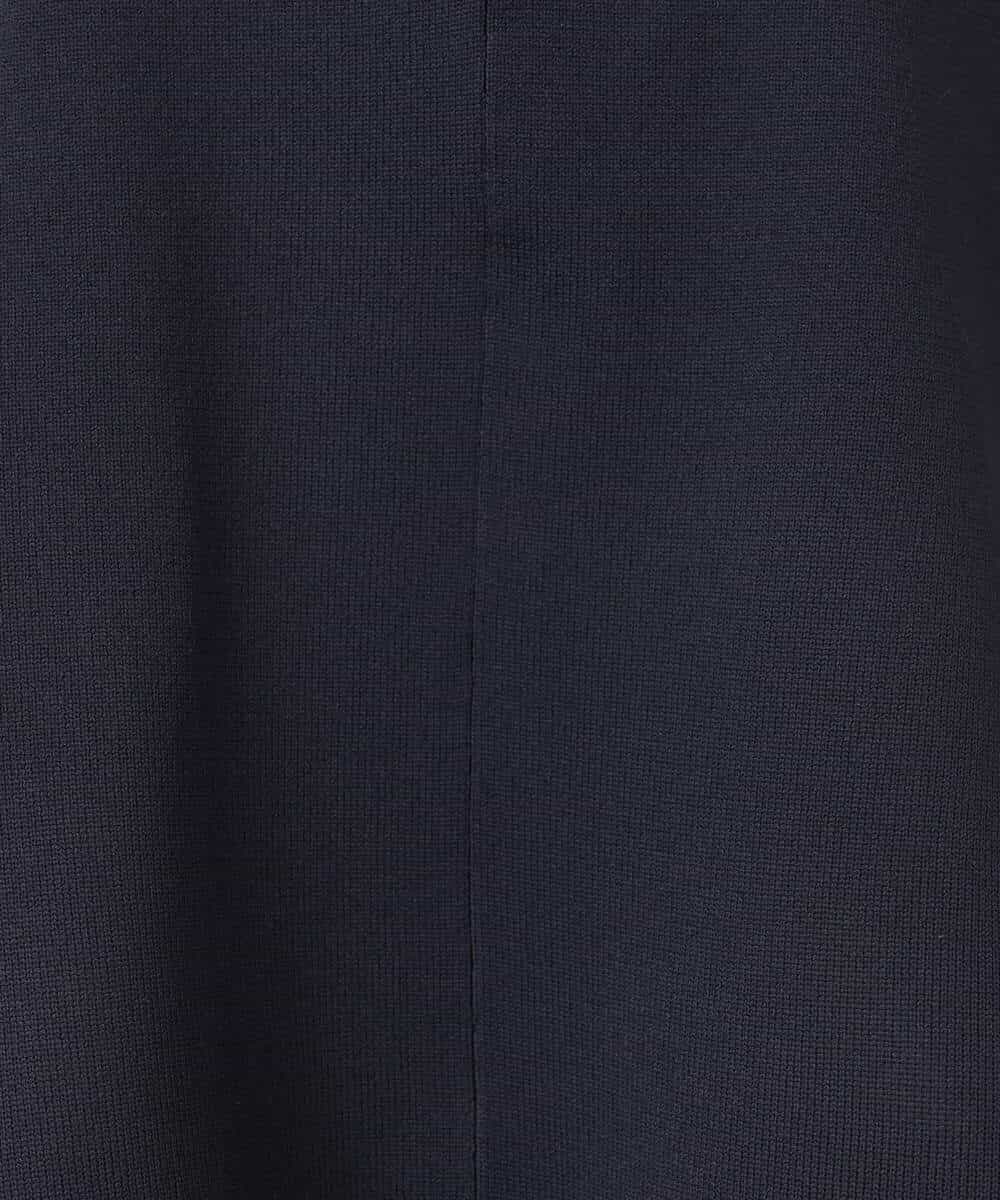 FKFFD24160 MK MICHEL KLEIN(MK ミッシェルクラン) フロントファスナーデザインニット/洗える ライトグレー