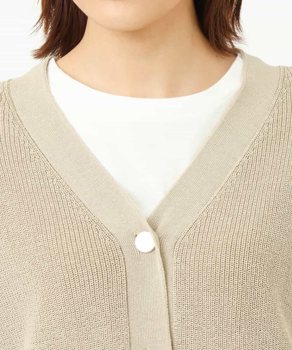 FKFFS16150 MK MICHEL KLEIN(MK ミッシェルクラン) ニットベスト×ロンTツインセット/2way/洗える ベージュ