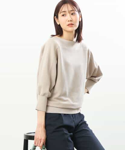 FKFFS18130 MK MICHEL KLEIN ボートネックニット/洗える