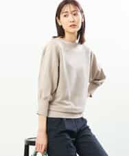 FKFFS18130 MK MICHEL KLEIN(MK ミッシェルクラン) ボートネックニット/洗える ベージュ