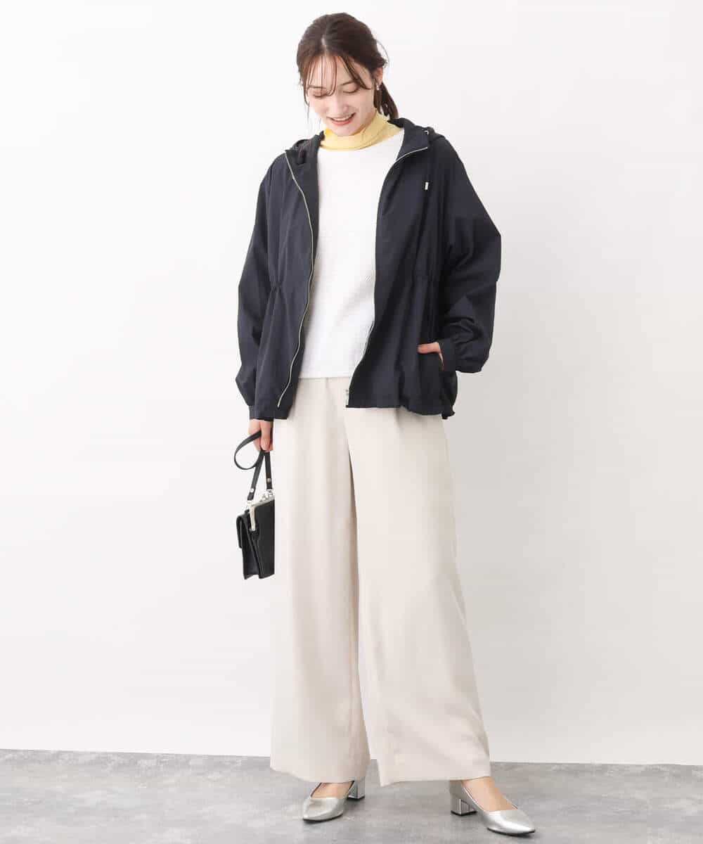 FKFFV21130 MK MICHEL KLEIN(MK ミッシェルクラン) コットンメッシュボートネックニット/洗える ベージュ