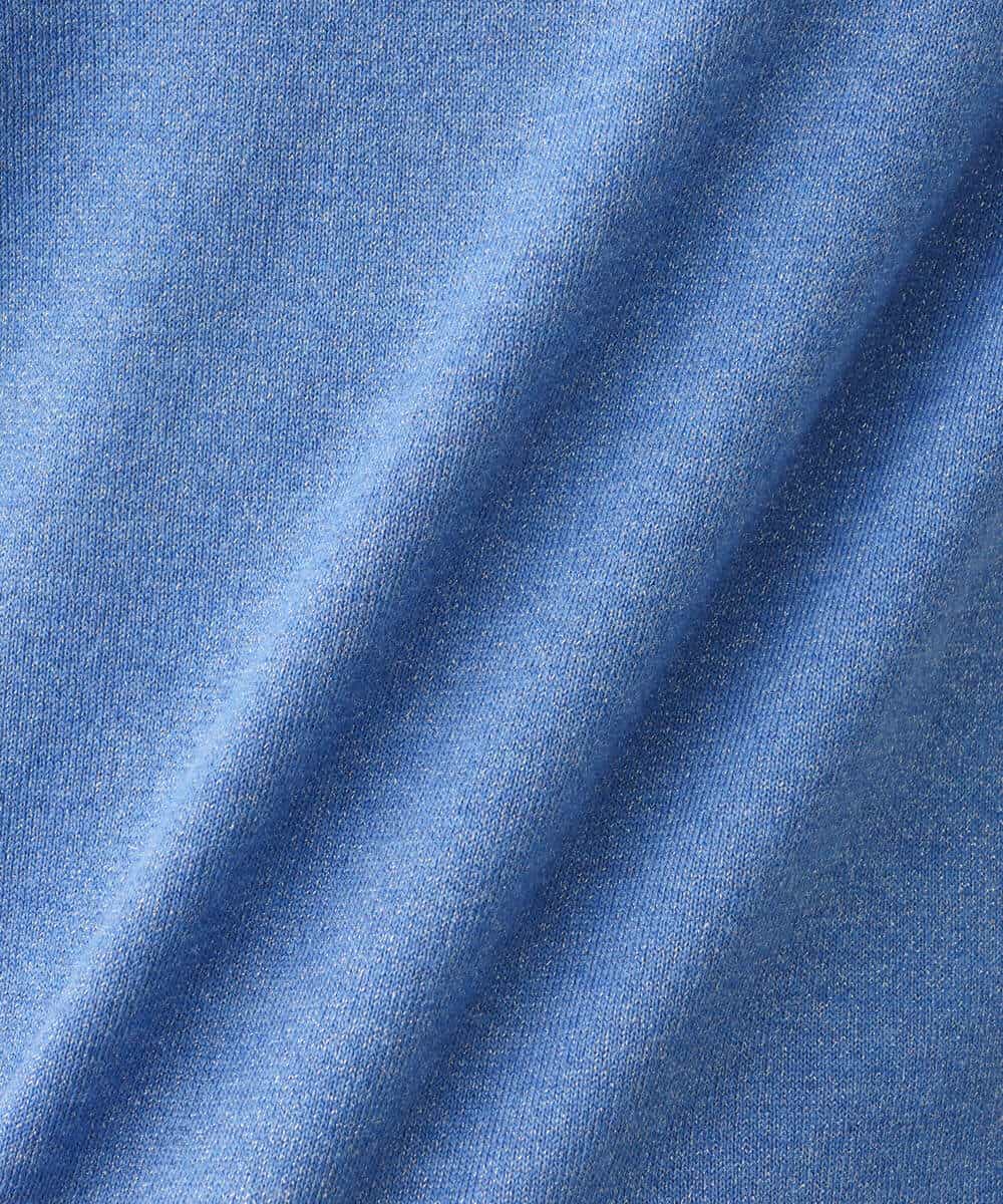 FKFFV33090 MK MICHEL KLEIN(MK ミッシェルクラン) モックネックラメニット/洗える オレンジ