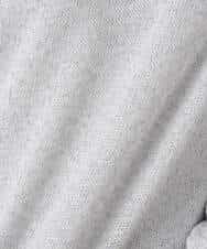 FKFGD31150 MK MICHEL KLEIN(MK ミッシェルクラン) ラメ入りノットヤーンVネックニット/洗える ライトブルー