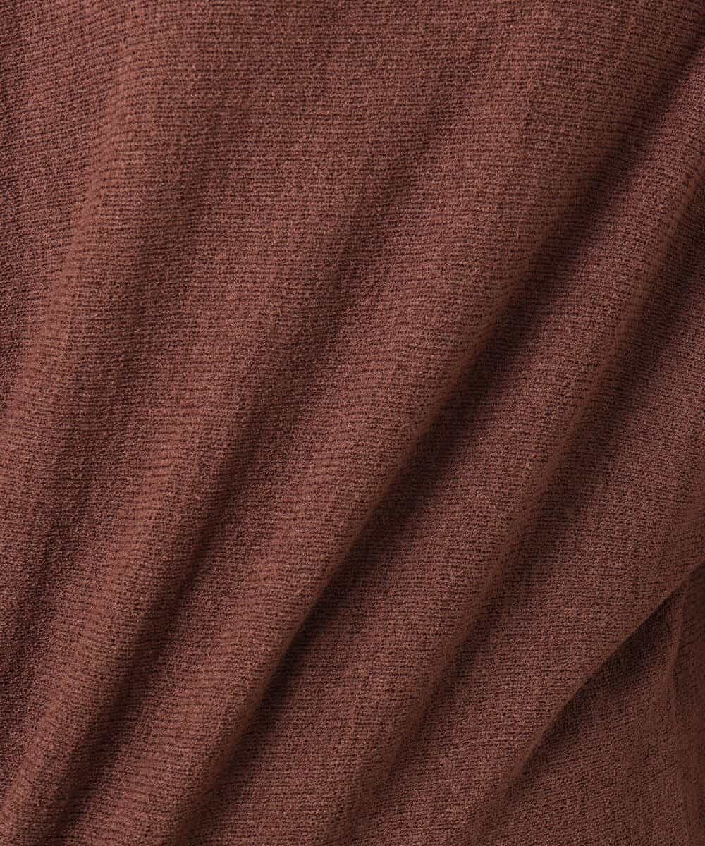 FKFGD32140 MK MICHEL KLEIN(MK ミッシェルクラン) テープヤーンドルマンニット/洗える グレイッシュブルー