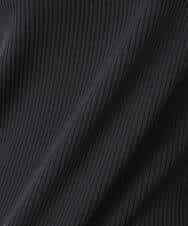 FKFGD44070 MK MICHEL KLEIN(MK ミッシェルクラン) スクエアネックリブニットタンクトップ/UVカット/洗える ホワイト（無地）