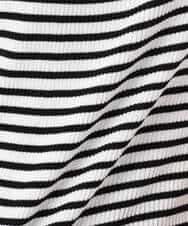 FKFGD44070 MK MICHEL KLEIN(MK ミッシェルクラン) スクエアネックリブニットタンクトップ/UVカット/洗える ホワイト（無地）