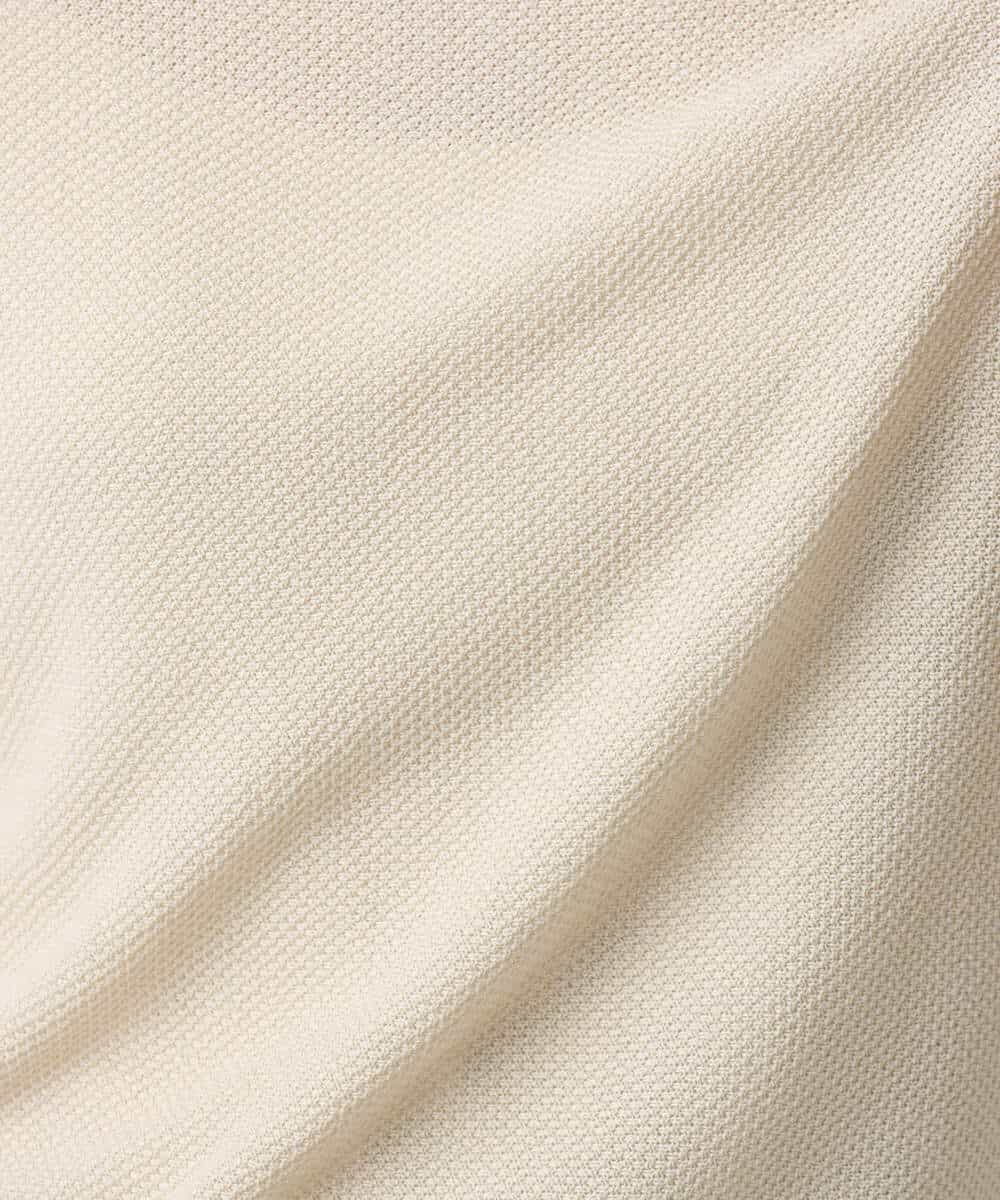 FKFGD44130 MK MICHEL KLEIN(MK ミッシェルクラン) 鹿の子編みドルマンニット/UVカット/洗える グリーン