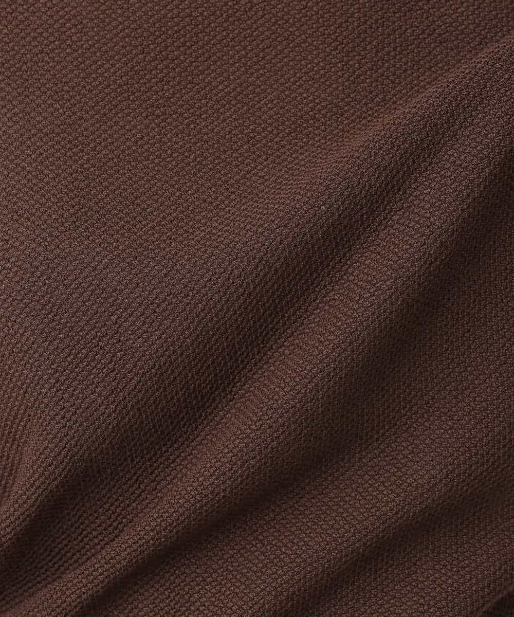 FKFGD44130 MK MICHEL KLEIN(MK ミッシェルクラン) 鹿の子編みドルマンニット/UVカット/洗える グリーン