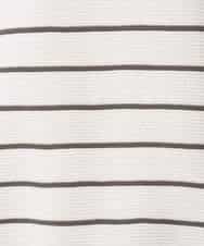 FKFGD51120 MK MICHEL KLEIN(MK ミッシェルクラン) [UVカット/洗える]マリンボーダーニット キャメル