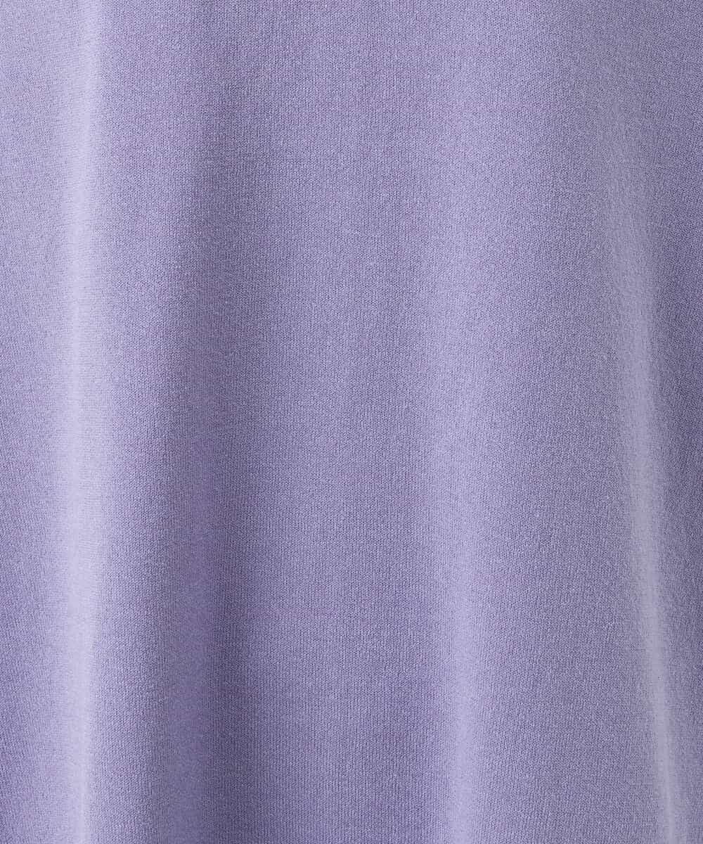 FKFGS32120 MK MICHEL KLEIN(MK ミッシェルクラン) Vネックチュニックニット/洗える パープル
