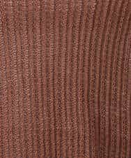 FKFHD60130 MK MICHEL KLEIN(MK ミッシェルクラン) [洗える]クロップド丈シアーリブニット ブルー