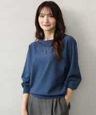 FKFJD34140 MK MICHEL KLEIN(MK ミッシェルクラン) [洗える/前後2way]ロールネックカラードルマンニット アイボリー