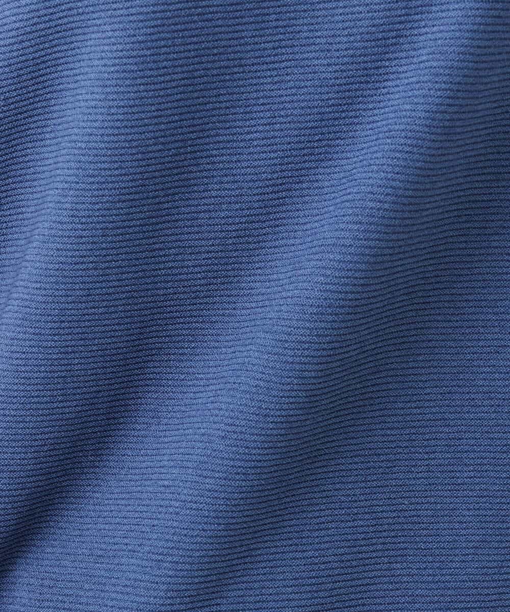 FKFJS18130 MK MICHEL KLEIN(MK ミッシェルクラン) ボートネックニット/洗える ブルー
