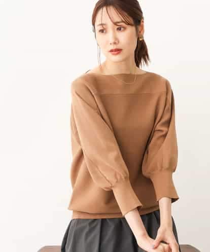 FKFJS18130 MK MICHEL KLEIN ボートネックニット/洗える