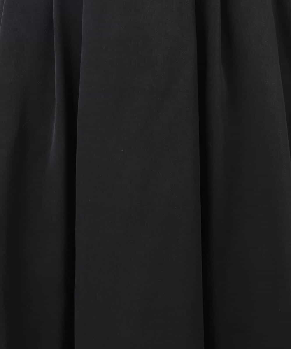 FKHAG53170 MK MICHEL KLEIN(MK ミッシェルクラン) [洗える]スウェード調タックスカート ブラック