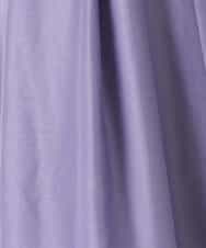 FKHAS46170 MK MICHEL KLEIN(MK ミッシェルクラン) シアーオーガンジーフレアースカート/洗える パープル