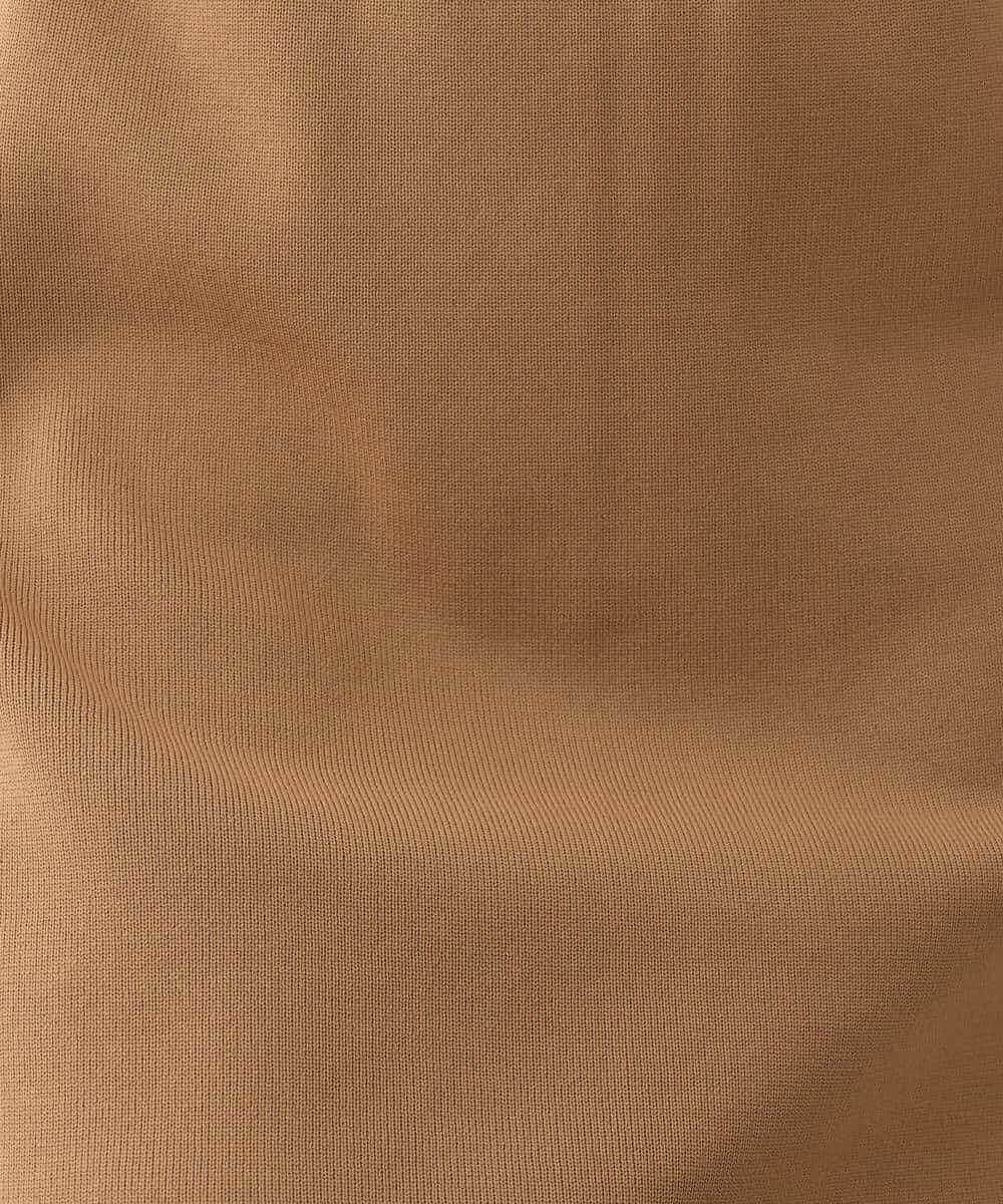 FKHAV02130 MK MICHEL KLEIN(MK ミッシェルクラン) スポンディッシュストレートニットスカート/洗える キャメル