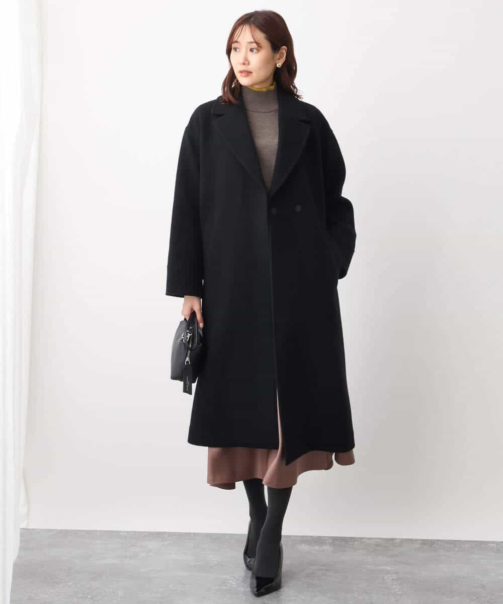 FKHAV50150 MK MICHEL KLEIN(MK ミッシェルクラン) サテンフレアスカート/洗える パープル