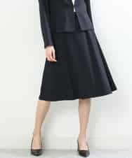 FKHDP91135 MK MICHEL KLEIN(MK ミッシェルクラン) ラメツイードフレアスカート/洗える グレー