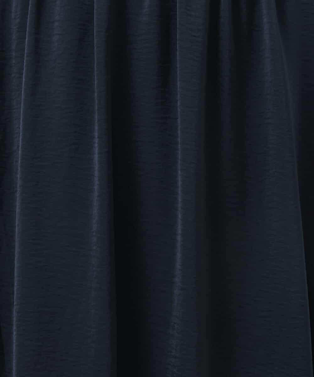 FKHDS12140 MK MICHEL KLEIN(MK ミッシェルクラン) リバーシブルシフォンプリーツスカート/洗える ネイビー