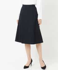 FKHDS91150 MK MICHEL KLEIN(MK ミッシェルクラン) ラメツイードフレアスカート/洗える グレー