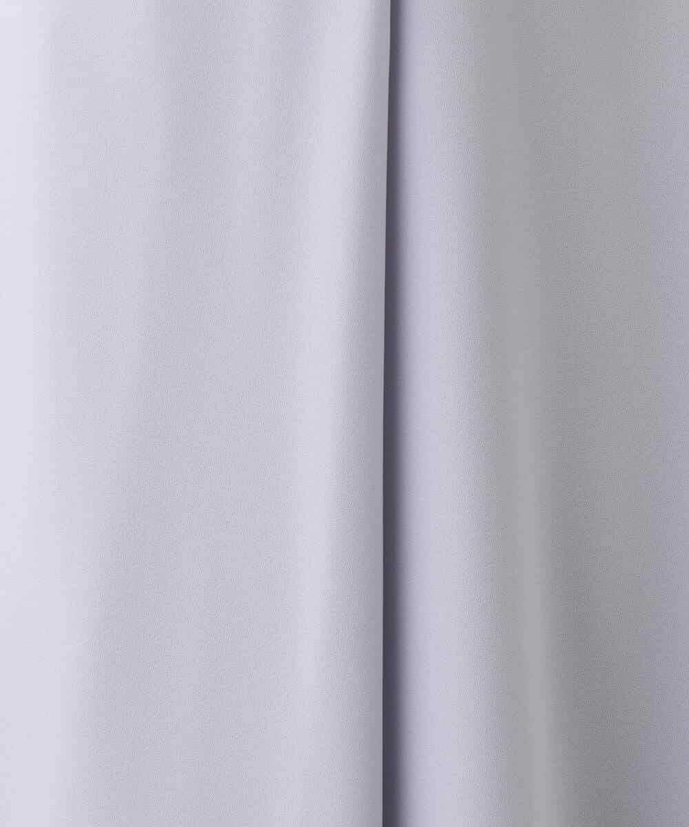 FKHDV66150 MK MICHEL KLEIN(MK ミッシェルクラン) ラップ風デザインフレアスカート/洗える ライトブルー