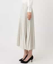 FKHFD15180 MK MICHEL KLEIN(MK ミッシェルクラン) プリーツデザインスカート/洗える ベージュ