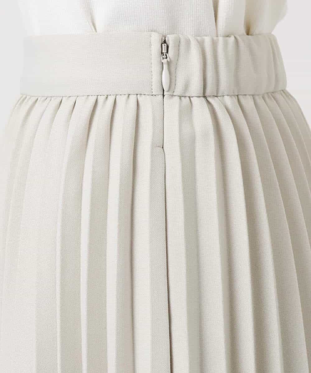 FKHFD15180 MK MICHEL KLEIN(MK ミッシェルクラン) プリーツデザインスカート/洗える ベージュ