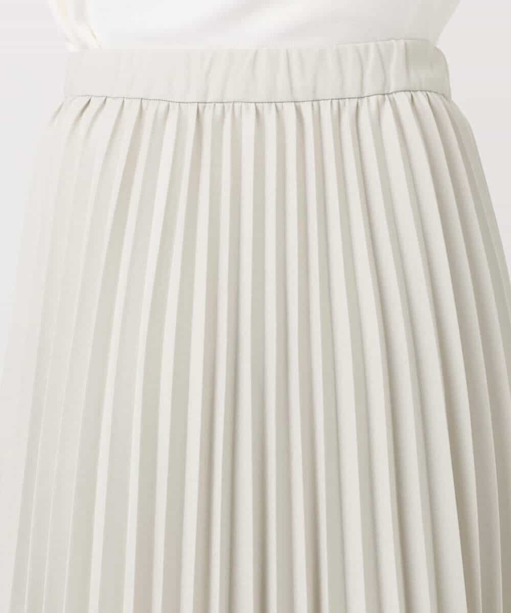 FKHFD15180 MK MICHEL KLEIN(MK ミッシェルクラン) プリーツデザインスカート/洗える ベージュ
