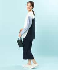 FKHFS01140 MK MICHEL KLEIN(MK ミッシェルクラン) ストレートニットスカート/洗える ネイビー