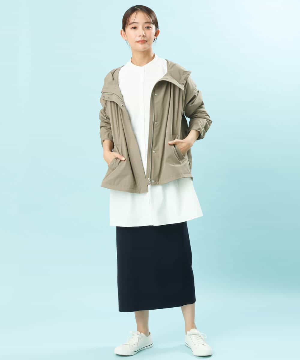 FKHFS01140 MK MICHEL KLEIN(MK ミッシェルクラン) ストレートニットスカート/洗える ネイビー