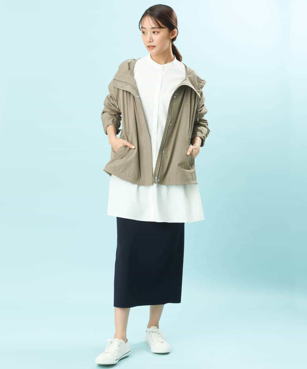 FKHFS01140 MK MICHEL KLEIN(MK ミッシェルクラン) ストレートニットスカート/洗える ネイビー