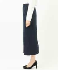 FKHFS01140 MK MICHEL KLEIN(MK ミッシェルクラン) ストレートニットスカート/洗える ネイビー